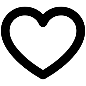 Heart Bold Icon from Phosphor Bold Set