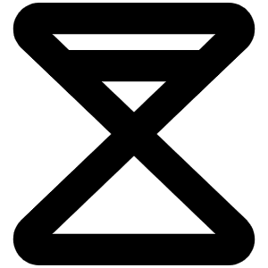 Hourglass Simple High Bold Icon from Phosphor Bold Set