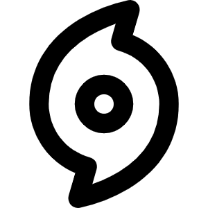 Hurricane Bold Icon from Phosphor Bold Set