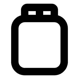 Jar Bold Icon from Phosphor Bold Set