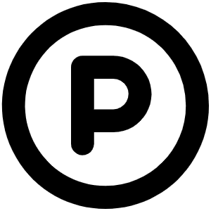 Letter Circle P Bold Icon from Phosphor Bold Set