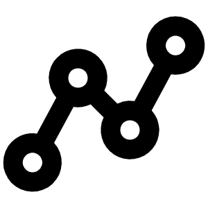 Line Segments Bold Icon from Phosphor Bold Set