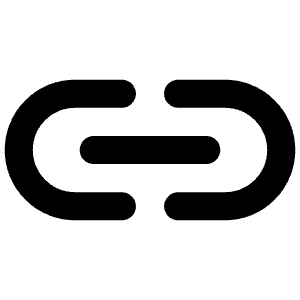 Link Simple Horizontal Bold Icon from Phosphor Bold Set