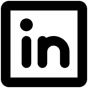 Linkedin Logo Bold Icon from Phosphor Bold Set