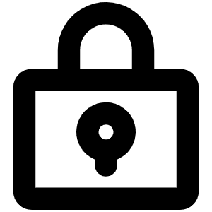 Lock Key Bold Icon from Phosphor Bold Set