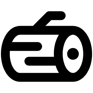 Log Bold Icon from Phosphor Bold Set