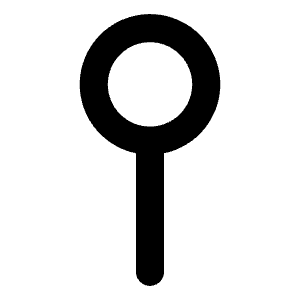 Map Pin Simple Bold Icon from Phosphor Bold Set
