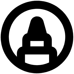 Marker Circle Bold Icon from Phosphor Bold Set