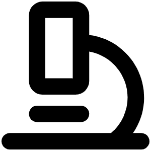 Microscope Bold Icon from Phosphor Bold Set