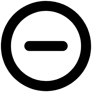 Minus Circle Bold Icon from Phosphor Bold Set