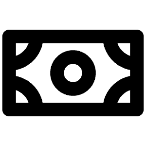 Money Bold Icon from Phosphor Bold Set