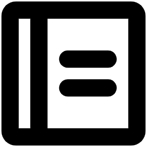 Notebook Bold Icon from Phosphor Bold Set