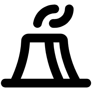 Nuclear Plant Bold Icon from Phosphor Bold Set