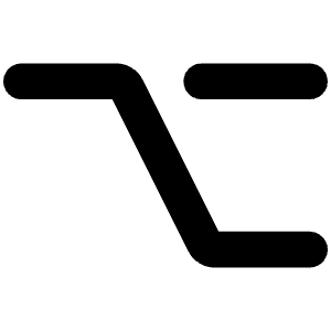 Option Bold Icon from Phosphor Bold Set