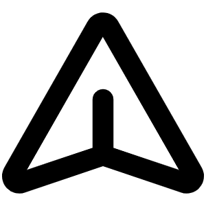 Paper Plane Bold Icon from Phosphor Bold Set