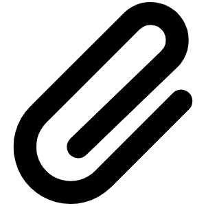 Paperclip Bold Icon from Phosphor Bold Set