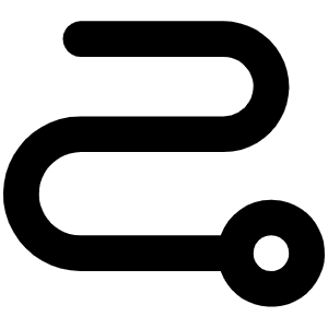 Path Bold Icon from Phosphor Bold Set