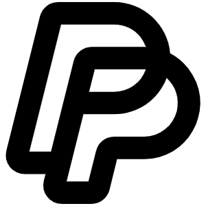 Paypal Logo Bold Icon from Phosphor Bold Set