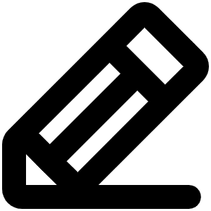 Pencil Line Bold Icon from Phosphor Bold Set