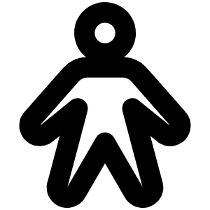 Person Bold Icon from Phosphor Bold Set
