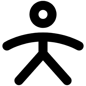 Person Simple Bold Icon from Phosphor Bold Set