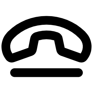 Phone Disconnect Bold Icon from Phosphor Bold Set