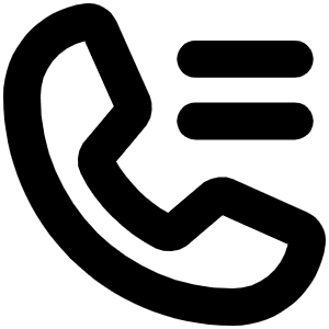 Phone List Bold Icon from Phosphor Bold Set