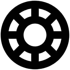 Poker Chip Bold Icon from Phosphor Bold Set