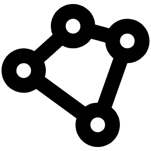 Polygon Bold Icon from Phosphor Bold Set