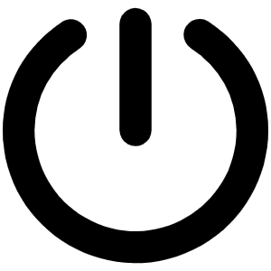 Power Bold Icon from Phosphor Bold Set
