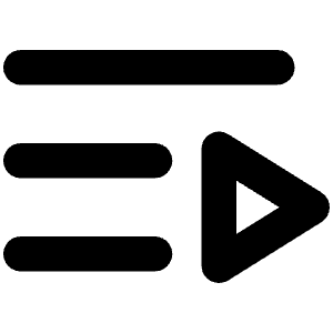 Queue Bold Icon from Phosphor Bold Set