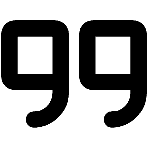 Quotes Bold Icon from Phosphor Bold Set