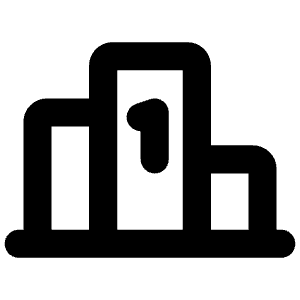 Ranking Bold Icon from Phosphor Bold Set