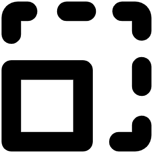 Resize Bold Icon from Phosphor Bold Set