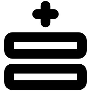 Rows Plus Top Bold Icon from Phosphor Bold Set