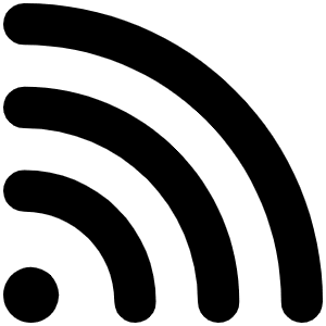 Rss Bold Icon from Phosphor Bold Set