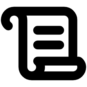 Scroll Bold Icon from Phosphor Bold Set