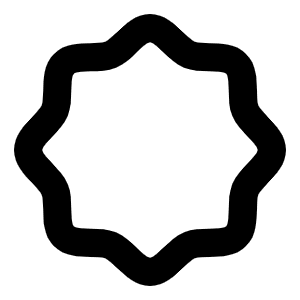 Seal Bold Icon from Phosphor Bold Set