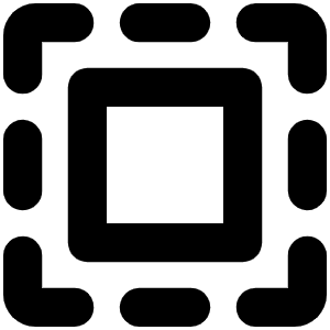 Selection All Bold Icon from Phosphor Bold Set