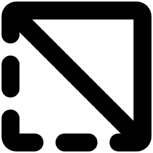 Selection Inverse Bold Icon from Phosphor Bold Set