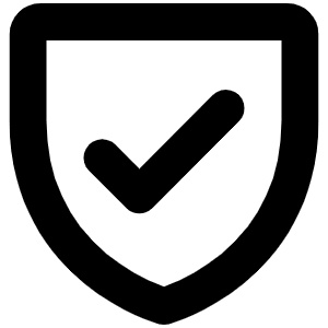 Shield Check Bold Icon from Phosphor Bold Set