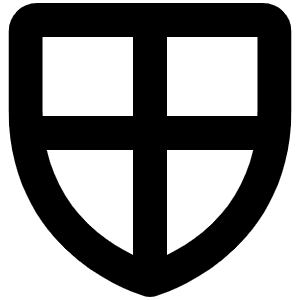 Shield Checkered Bold Icon from Phosphor Bold Set