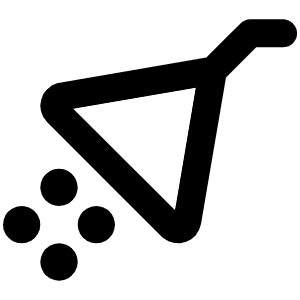 Shower Bold Icon from Phosphor Bold Set