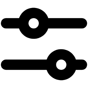 Sliders Horizontal Bold Icon from Phosphor Bold Set