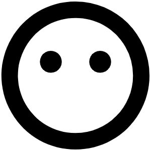 Smiley Blank Bold Icon from Phosphor Bold Set