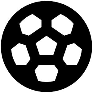 Soccer Ball Bold Icon from Phosphor Bold Set
