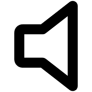 Speaker Simple None Bold Icon from Phosphor Bold Set