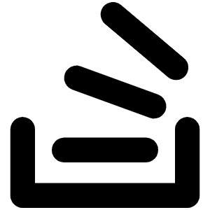 Stack Overflow Logo Bold Icon from Phosphor Bold Set