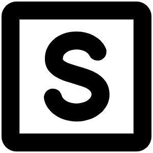 Stripe Logo Bold Icon from Phosphor Bold Set