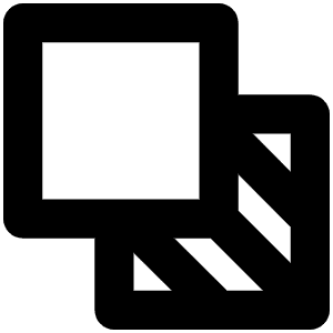 Subtract Square Bold Icon from Phosphor Bold Set